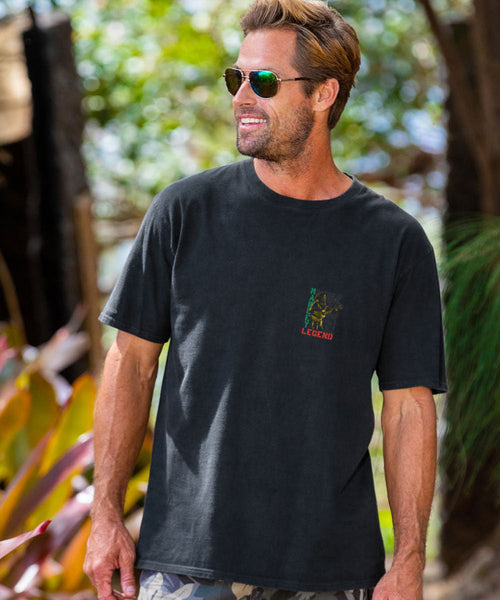 Bob Marley Legend - Black Short Sleeve Crewneck T-Shirt