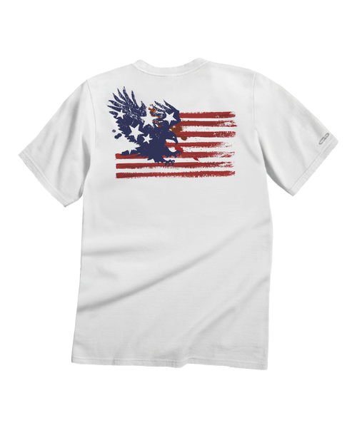 American Pride - White Short Sleeve Crewneck T-Shirt
