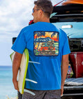 Jeep® Island Surf - Blue Hawaii Dyed Short Sleeve Crewneck T-Shirt