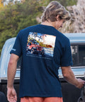 Jeep Punaluu - Navy Short Sleeve Crewneck T-Shirt