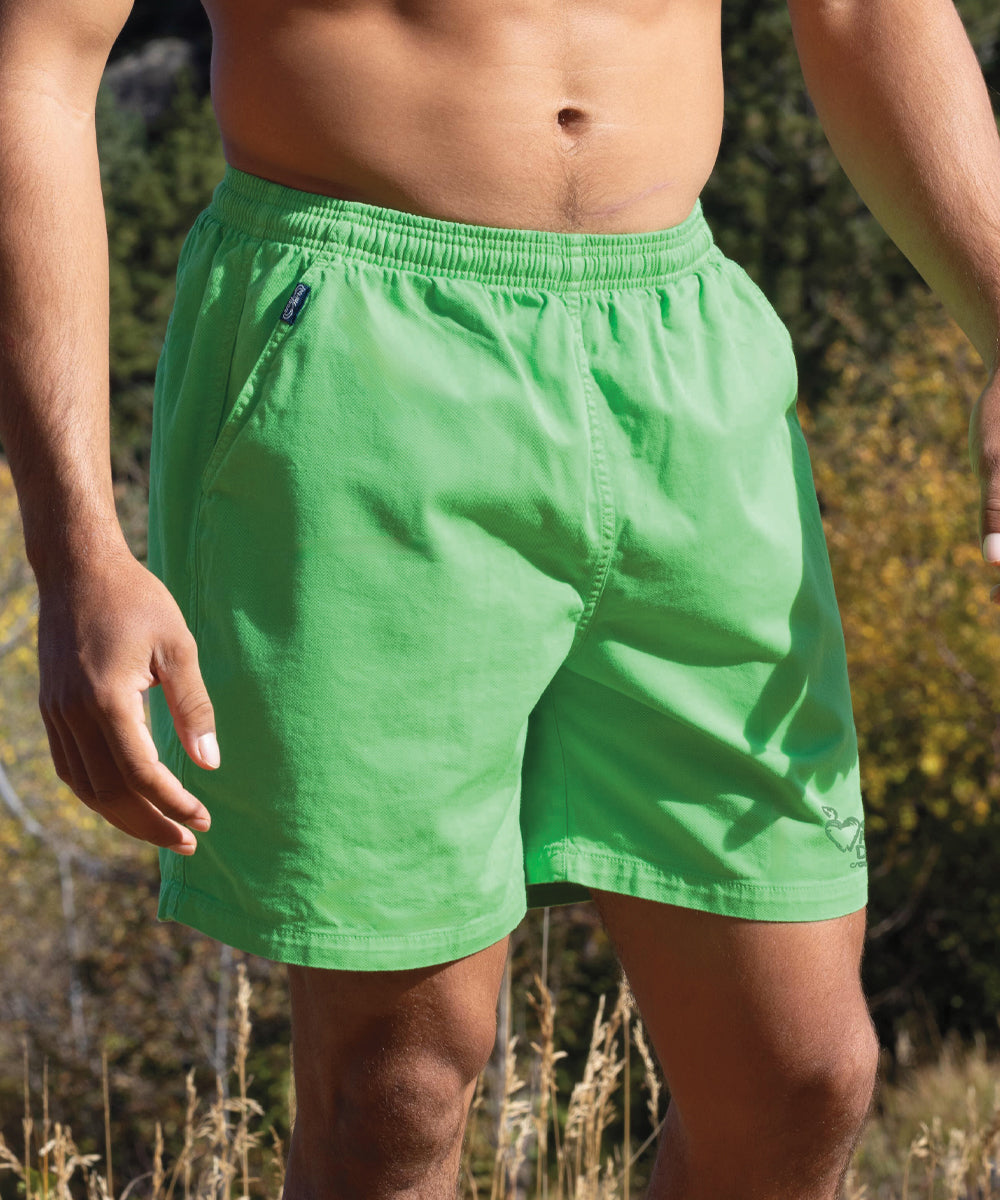 Green Apple Dyed Crazyshorts® Twill Shorts