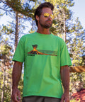 Lava Flow Tribal - Green Apple Dyed Short Sleeve Crewneck T-Shirt