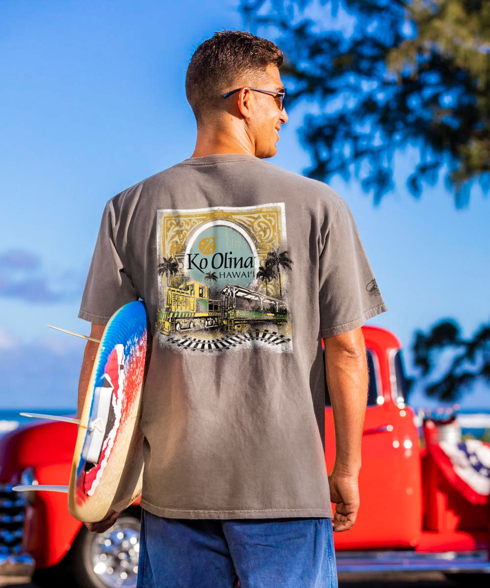Koolina Train - Crater Dyed® Short Sleeve Crewneck T-Shirt