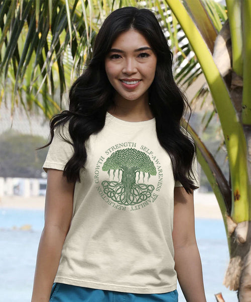 Banyan Tree - Coconut Dyed Short Sleeve Crewneck T-Shirt