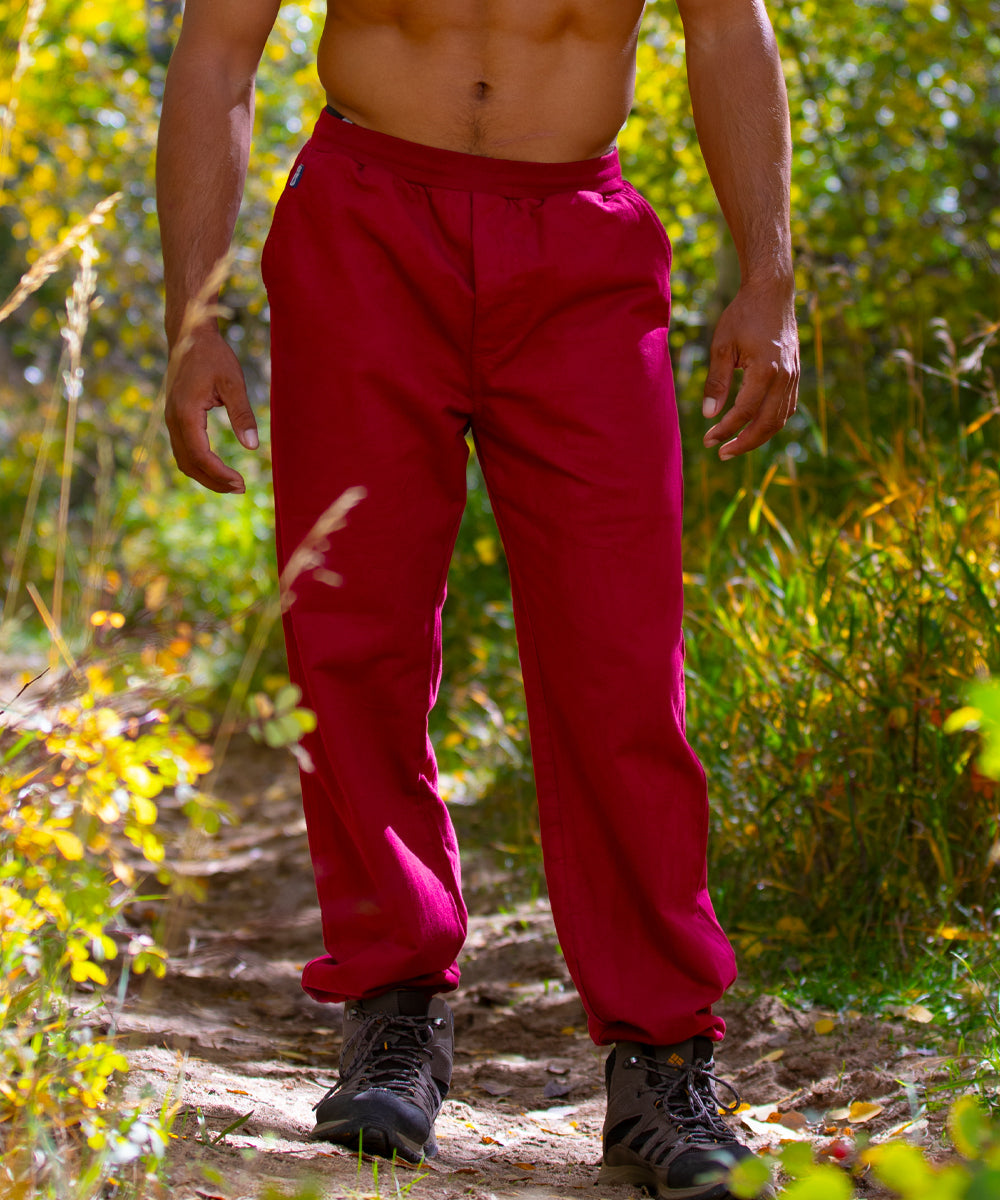 Beet Red Canton Pants
