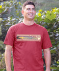 Hawaiian Island Band - Paradise Red Dyed Short Sleeve Crewneck T-Shirt