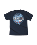 Aloha Stronger Together - Navy Short Sleeve Crewneck T-Shirt