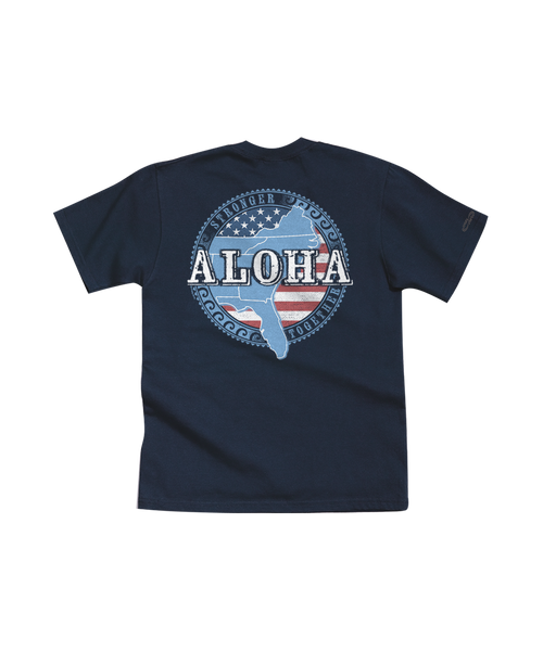 Aloha Stronger Together - Navy Short Sleeve Crewneck T-Shirt