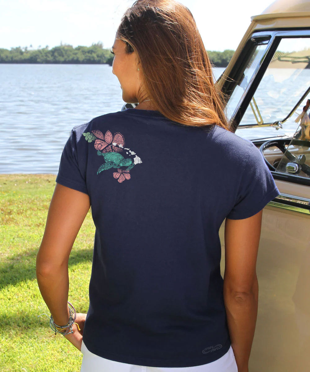 Island Honus - Navy Short Sleeve Crewneck T-Shirt
