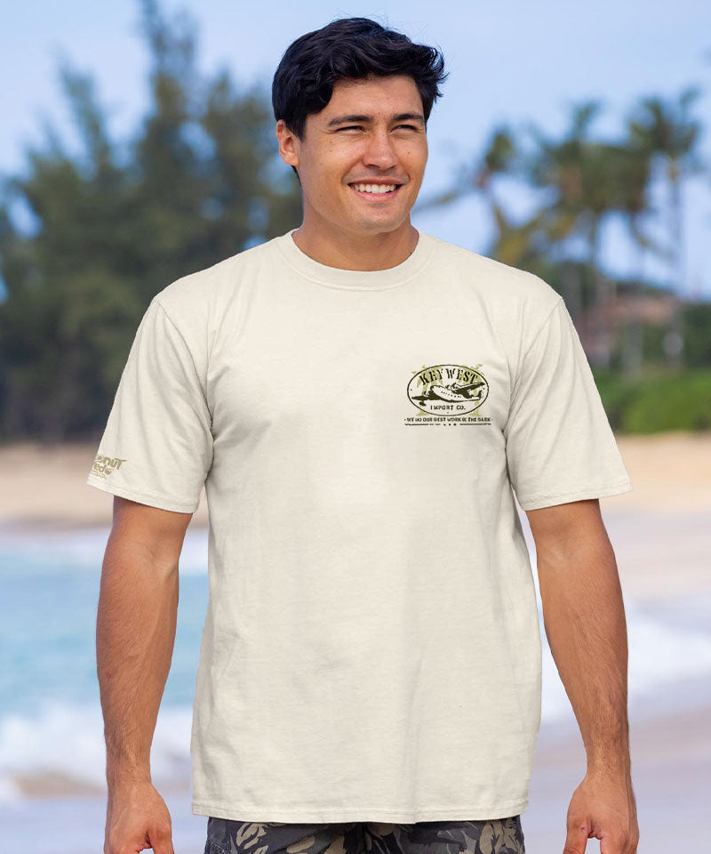 Key West Import Co. - Coconut Dyed Short Sleeve Crewneck T-Shirt