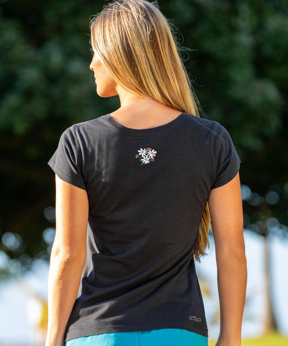 Jeep® Wander Free - Jet Black Short Sleeve Pima T-Shirt