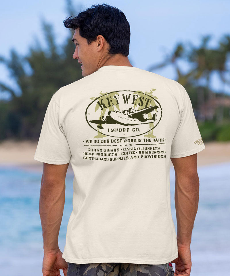 Key West Import Co. - Coconut Dyed Short Sleeve Crewneck T-Shirt