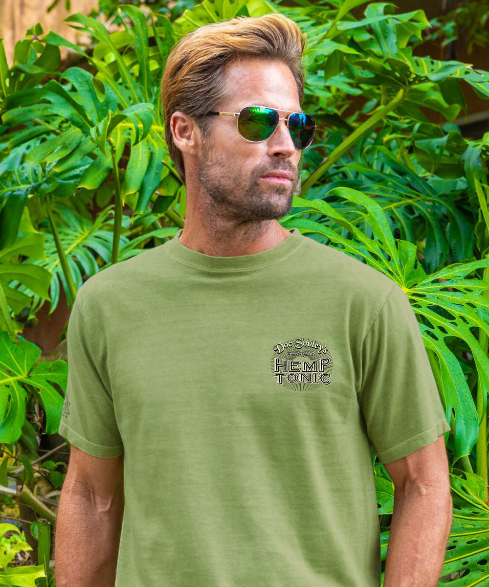 Doc Smileys - Hemp Dyed Short Sleeve Crewneck T-Shirt