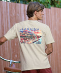 Lahaina Watercolor - Coconut Dyed Short Sleeve Crewneck T-Shirt