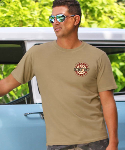 Better Call Dad - Kona Coffee Dyed Short Sleeve Crewneck T-Shirt