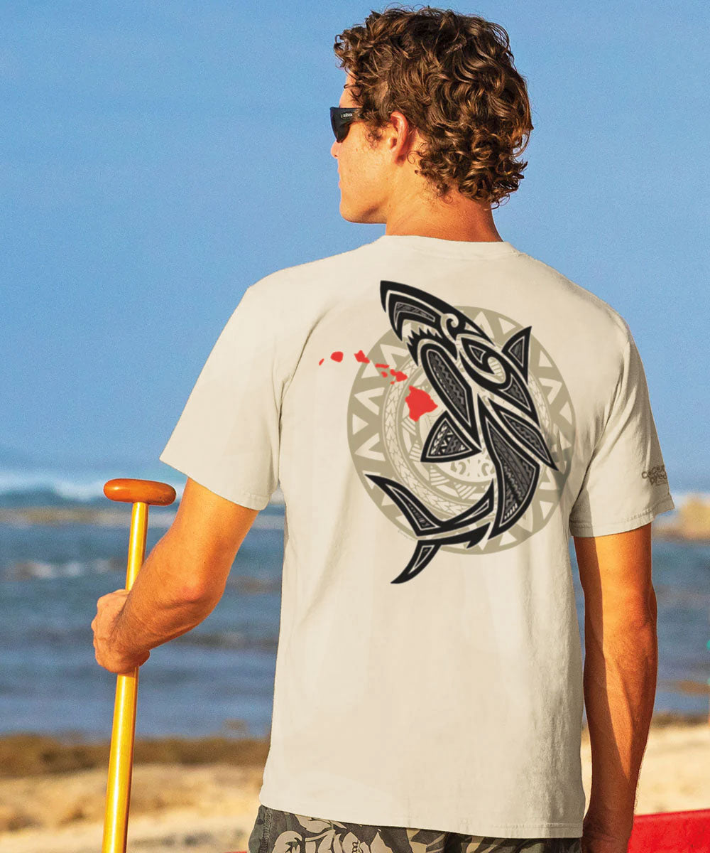 Mano Island Spirit - Coconut Dyed Short Sleeve Crewneck T-Shirt